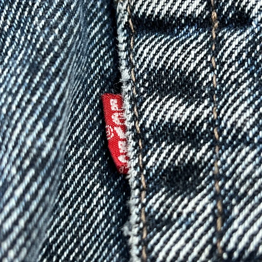 VTG Levis 550 Jeans Men's 34x30* Blue Washed Denim‎ Cotton Red Tab Made in USA